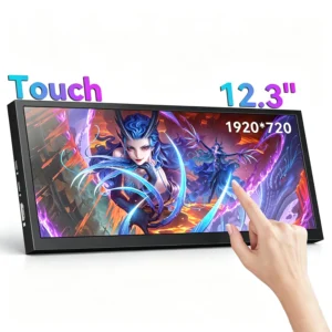 Monitor Portátil de 12.3 Pulgadas con Pantalla Táctil IPS, Tipo-C, HDMI para Laptops, PC, Xbox, PS5, Switch - Pantalla Externa Multimedia