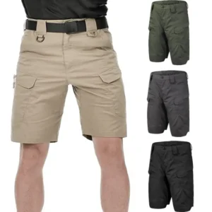 Pantalones Cortos Cargo Tácticos Impermeables para Hombre 2026, Pantalones Casuales de Verano, Delgados, de Secado Rápido, con Múltiples Bolsillos, para Senderismo y Trekking al Aire Libre