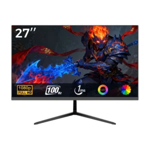 Iruibo Monitor 27'' Full HD 1080P 16.7M Colores, Pantalla DLED, Ideal para Juegos y Multimedia
